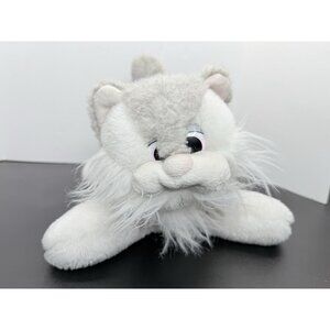 Vintage 1984 Tonka Pound Puppies Purries Grey Kitty Cat Plush Large 14" Long
